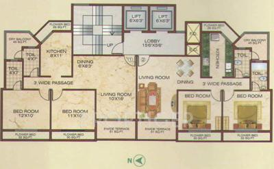 Images for Cluster Plan of Raj Intop Paradise