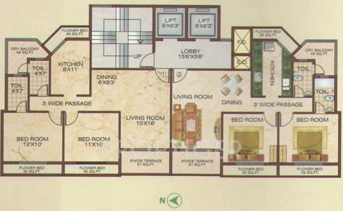 Images for Cluster Plan of Raj Intop Paradise