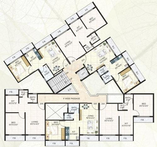 Images for Cluster Plan of Aastha Kalash Park Images for Cluster Plan of Aastha Kalash Park