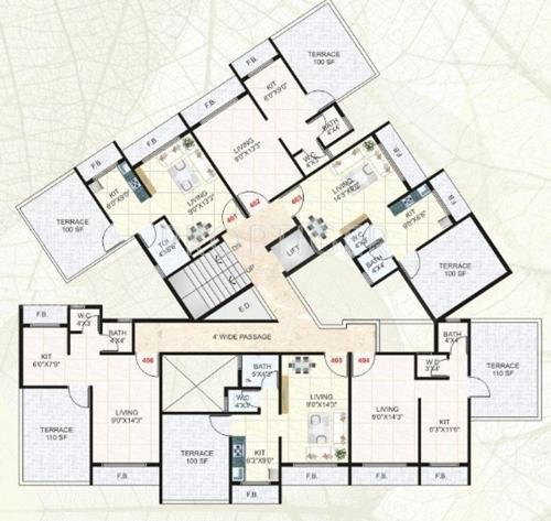 Images for Cluster Plan of Aastha Kalash Park Images for Cluster Plan of Aastha Kalash Park