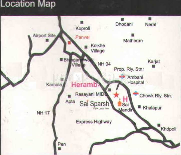 pabla-group heramb-gurukrupa-complex Location Plan