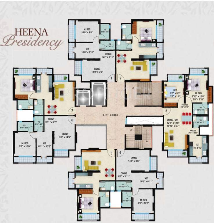 heena presidency Images for Cluster Plan of Neha Heena Presidency