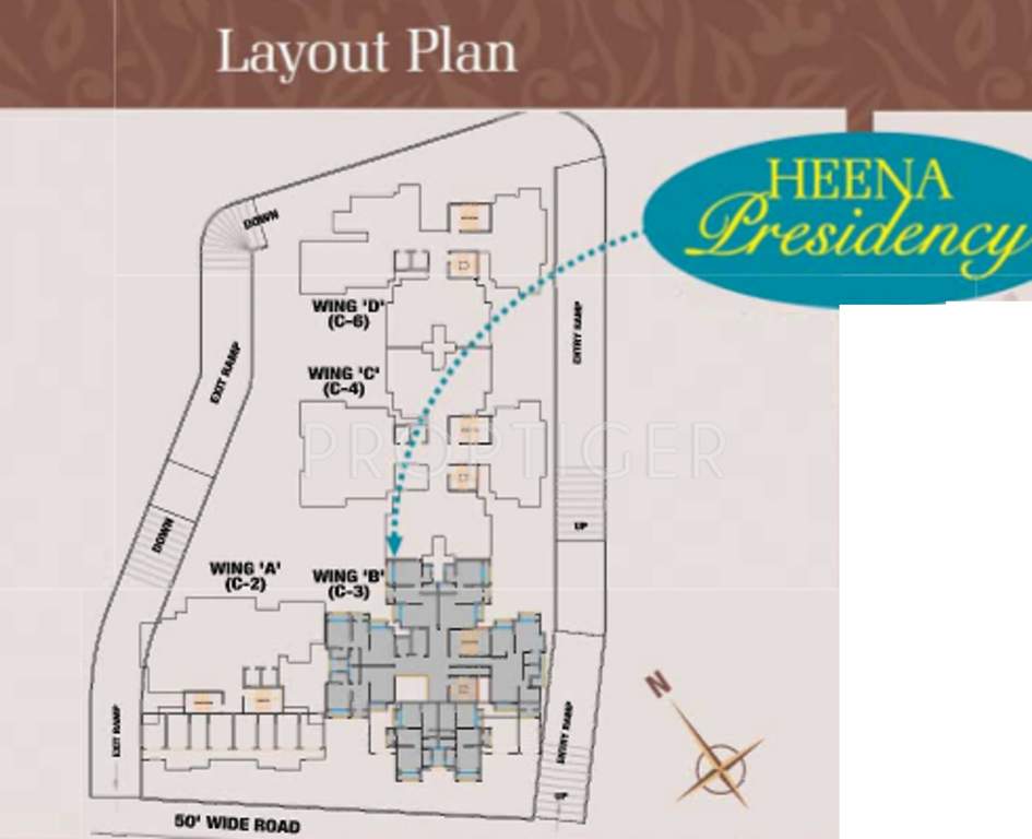  heena presidency Images for Layout Plan of Neha Heena Presidency