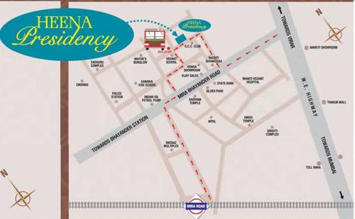  heena-presidency Images for Location Plan of Neha Heena Presidency