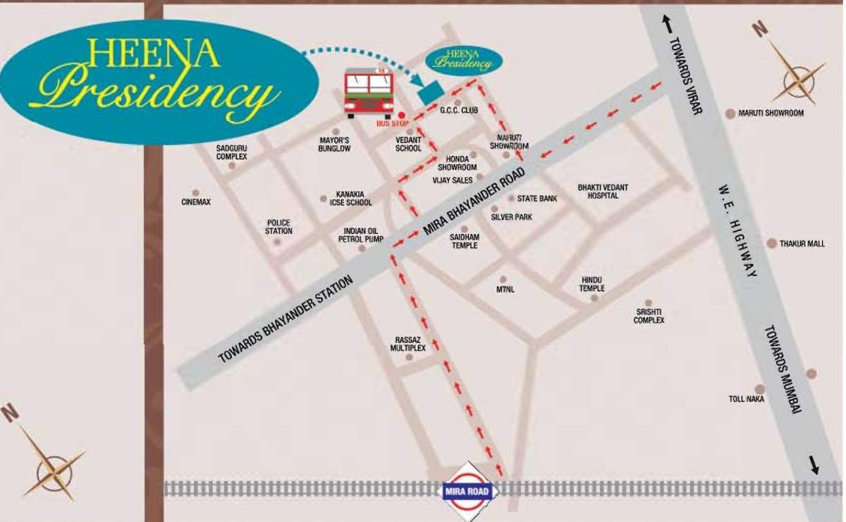  heena presidency Images for Location Plan of Neha Heena Presidency