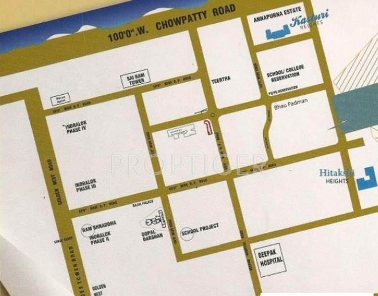  kasturi heights Images for Location Plan of Annapurna Kasturi Heights