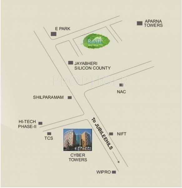 Ocimum Constructions Basil Heights Location Plan