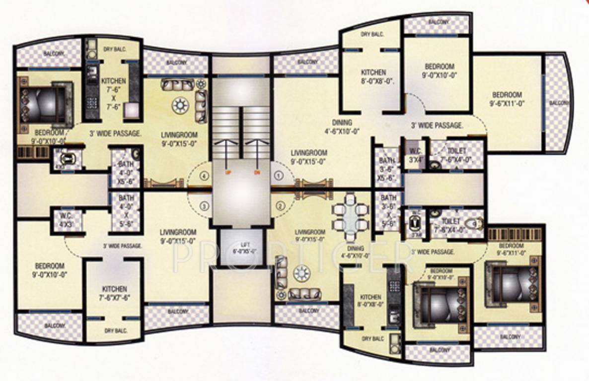 Images for Cluster Plan of Kothari Builders And Developers K D Empire