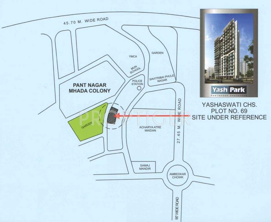 yash park Images for Location Plan of Khandelwal Groupe Yash Park