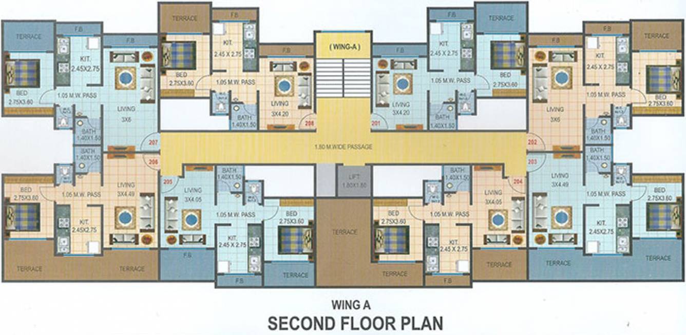 Images for Cluster Plan of Mangeshi Sanskar Apartment