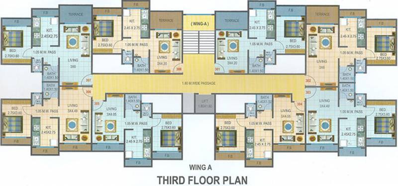 Images for Cluster Plan of Mangeshi Sanskar Apartment