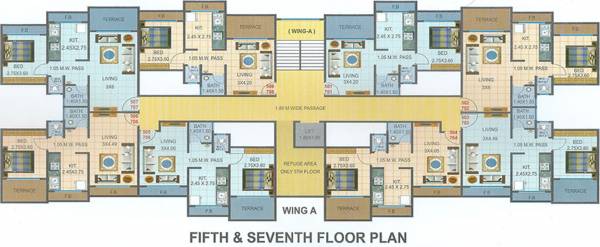 Images for Cluster Plan of Mangeshi Sanskar Apartment
