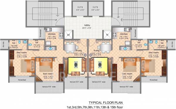Images for Cluster Plan of Windfield Keshav Winds