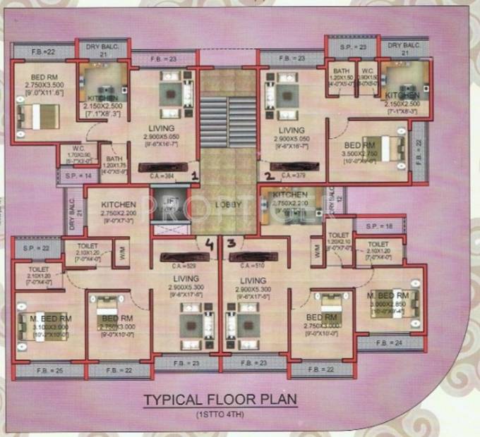 Images for Cluster Plan of Kranti Mayank Residency