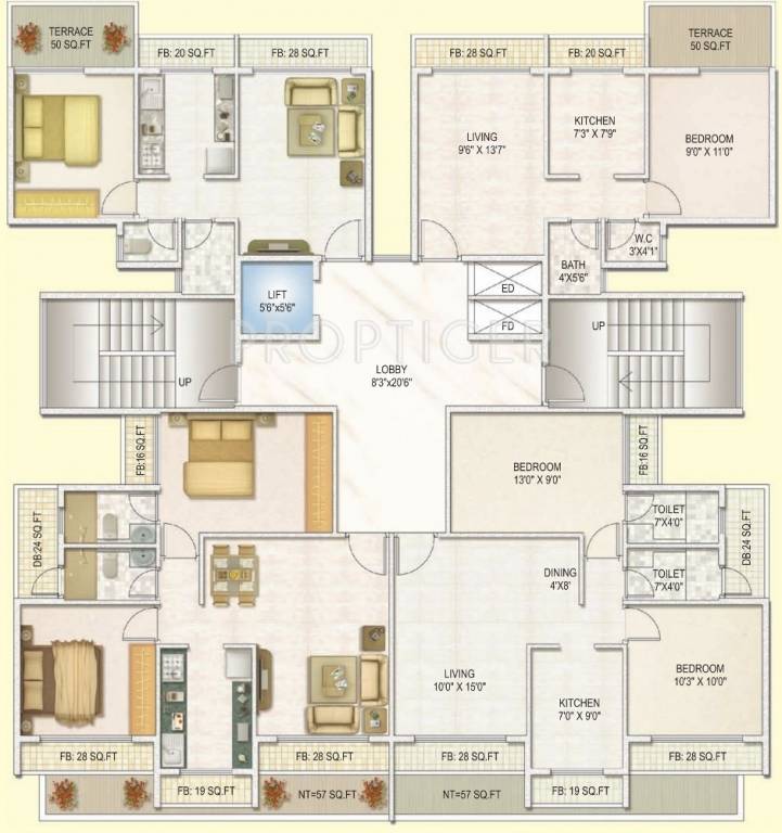 Images for Cluster Plan of Mega Atmos