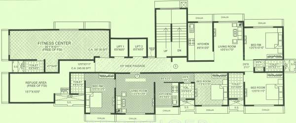 Images for Cluster Plan of Manshi Aadinarayan Residency