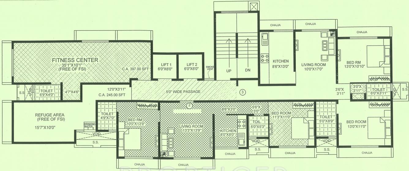 Images for Cluster Plan of Manshi Aadinarayan Residency