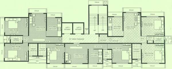 Images for Cluster Plan of Manshi Aadinarayan Residency