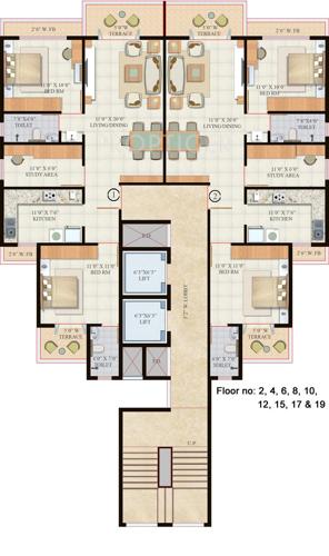Images for Cluster Plan of Kshitiraj Group Springdale
