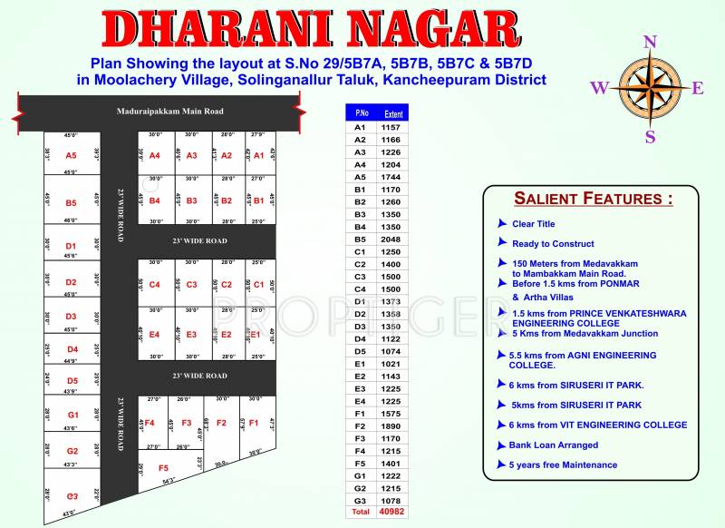Images for Layout Plan of ABS Dharani Nagar