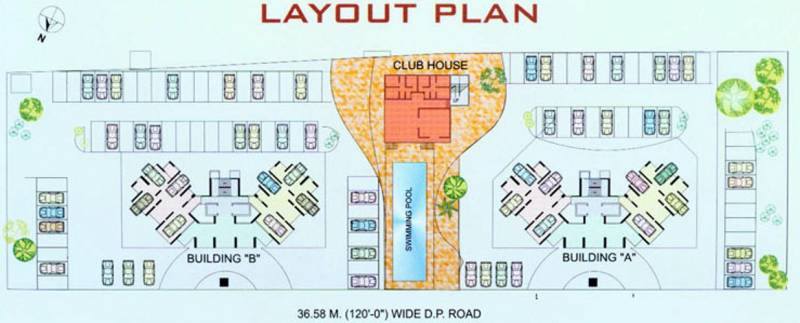 Images for Layout Plan of Samarth Development Meghdoot Tower