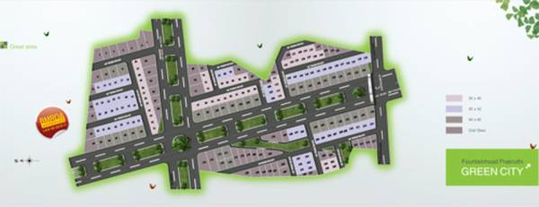 Images for Layout Plan of Fountain Prakruthi Green City