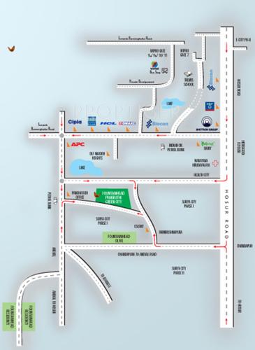 Images for Location Plan of Fountain Prakruthi Green City