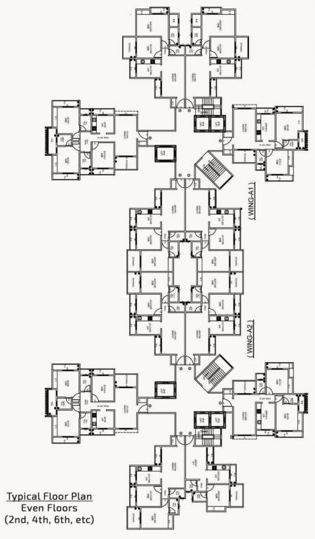  millenium heights A1 Orchid Cluster Plan