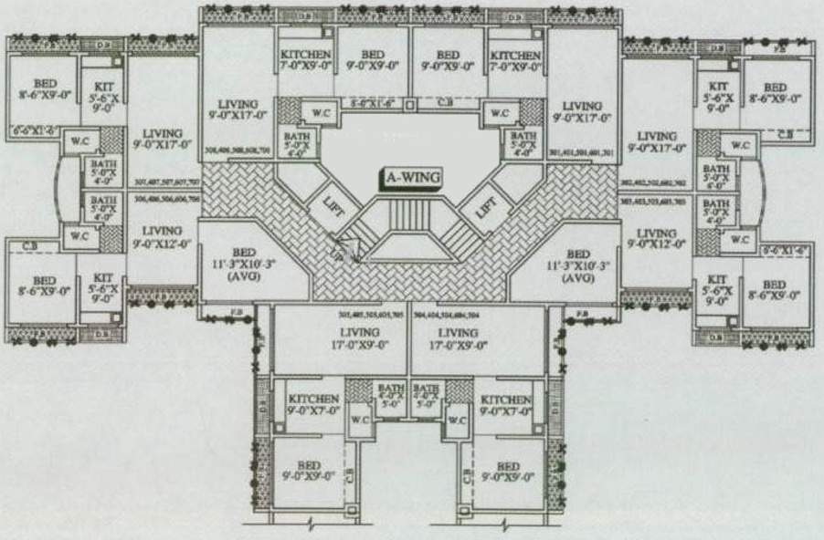 nakoda heights Images for Cluster Plan of MAAD Nakoda Heights