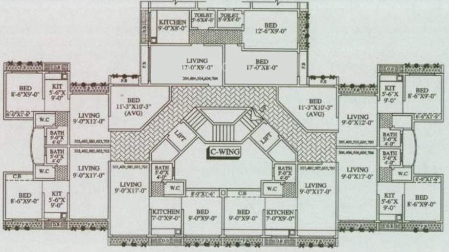 nakoda heights Images for Cluster Plan of MAAD Nakoda Heights