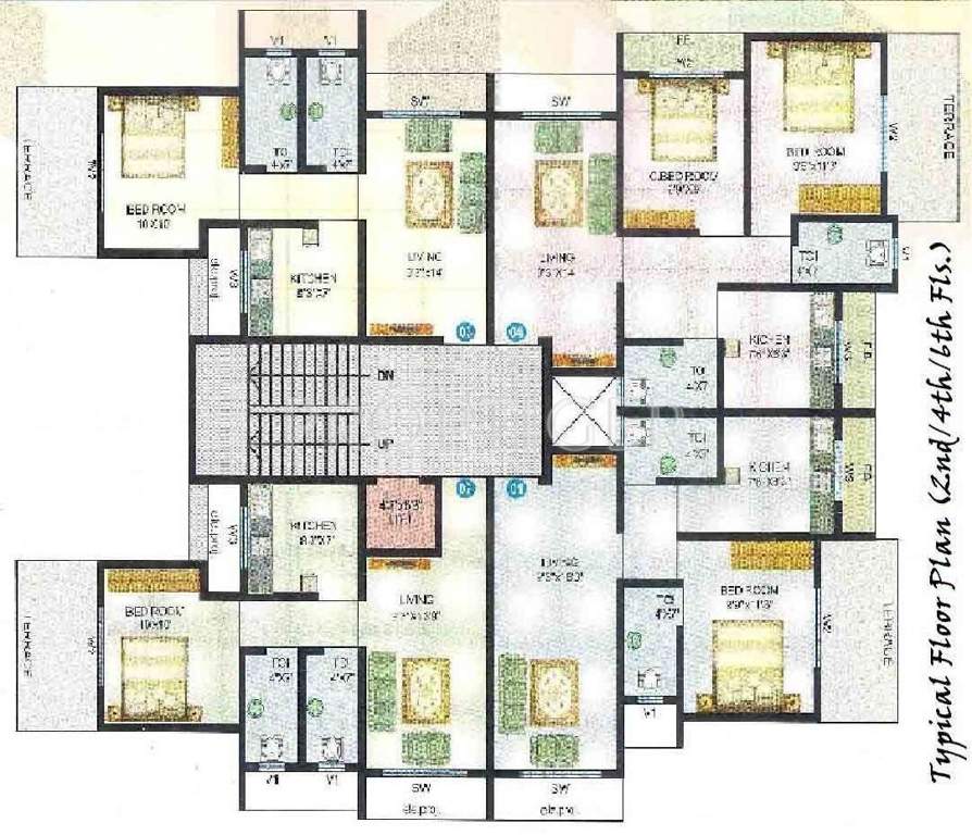 enclave Images for Cluster Plan of Kabir Enclave