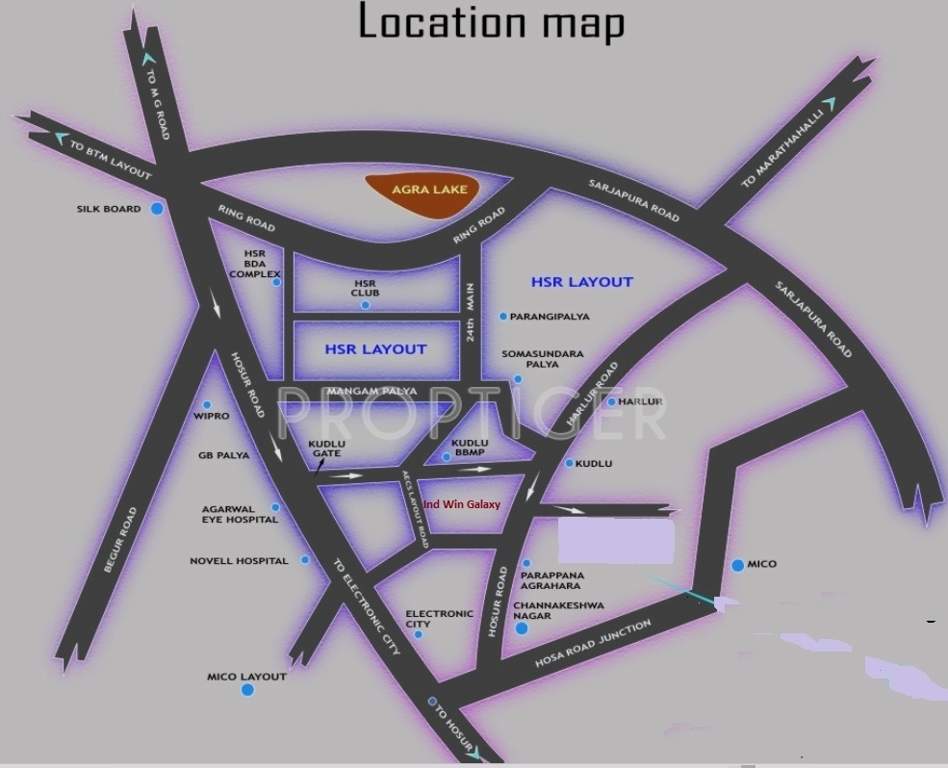  galaxy Images for Location Plan of INDWIN Galaxy
