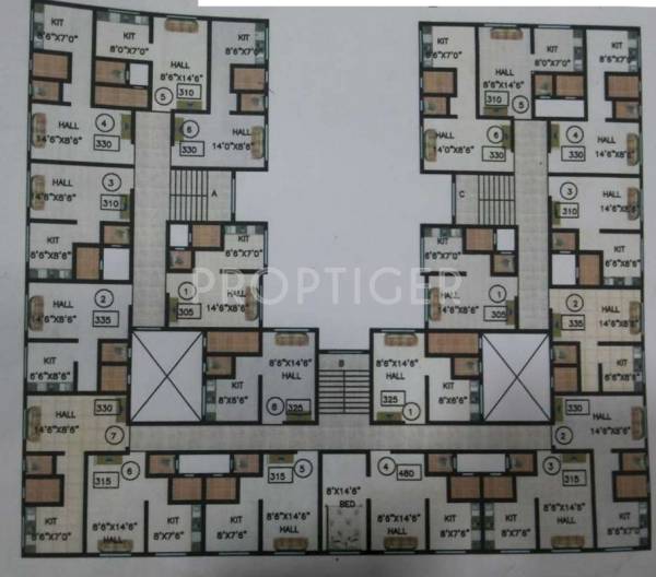 s-patil-construction nisarg-park-nx Layout Plan