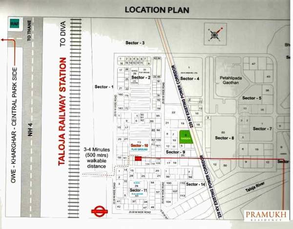 Images for Location Plan of Pramukh Residency Images for Location Plan of Pramukh Residency