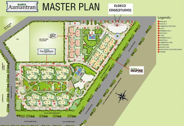 Images for Master Plan of Eldeco Edge