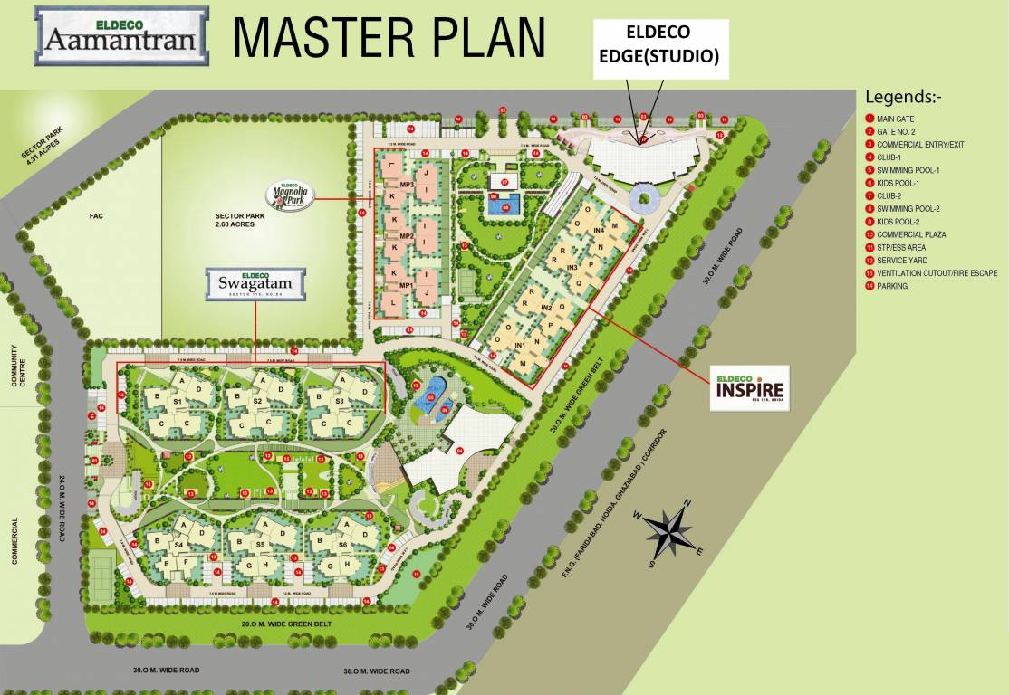 Images for Master Plan of Eldeco Edge