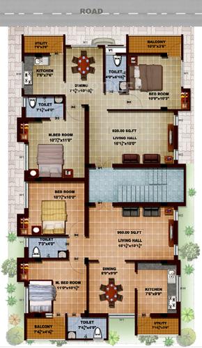 Images for Cluster Plan of Sapthagiri Sudharsana Apartment