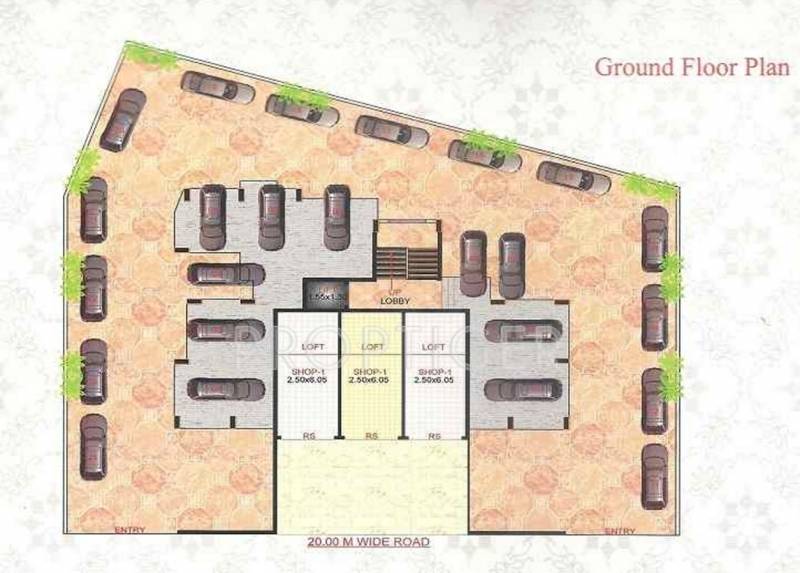 yash-associates-mumbai om-datta-apartment Om Datta Apartment Cluster Plan for ground Floor