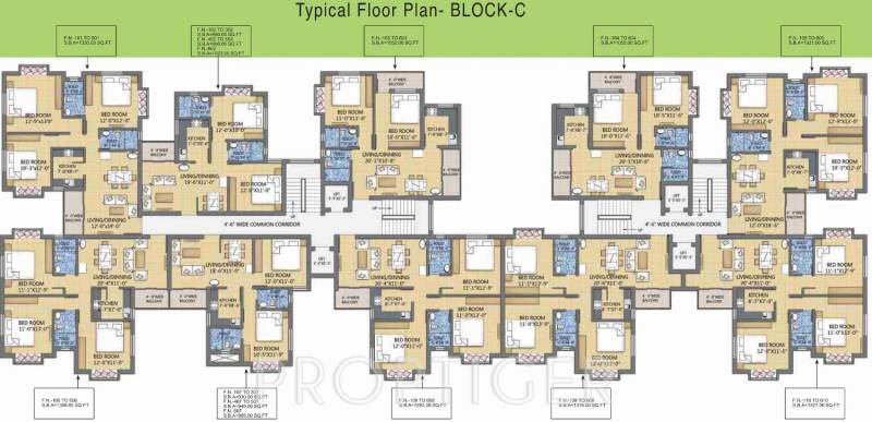 Images for Cluster Plan of Panda Gatikrushna Green Apartments