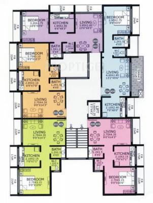 shree-balaji-developer om-gitanjali Om Gitanjali 2nd & 4th Cluster Plan