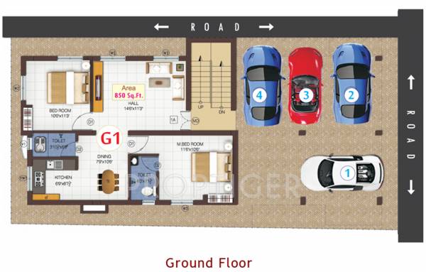 Images for Cluster Plan of Sapthagiri Subiksha Apartment Images for Cluster Plan of Sapthagiri Subiksha Apartment