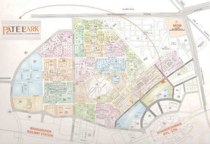 mahakali enterprise patel park Location Plan