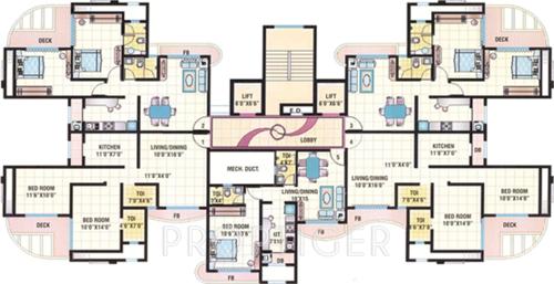  dolphin-tower Images for Cluster Plan of Rajendra Dolphin Tower