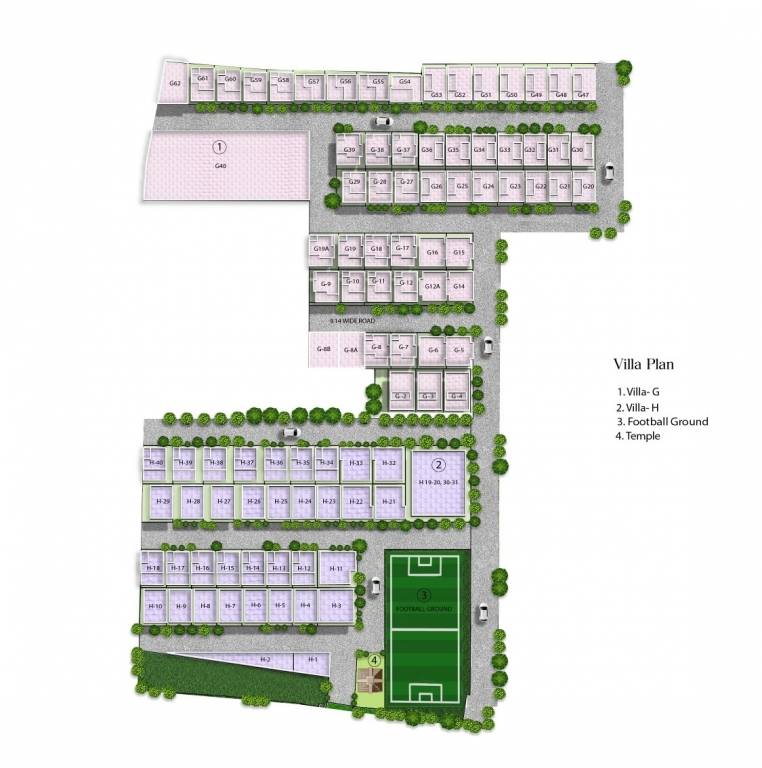 gatikrushna green villas Layout Plan