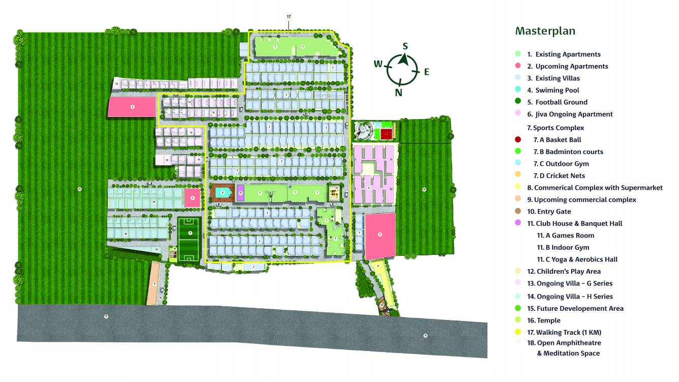 gatikrushna green villas Master Plan
