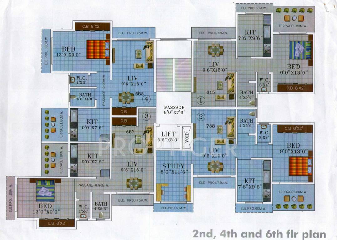Images for Cluster Plan of Sai Sankul Complex