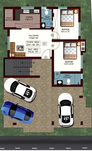 Images for Cluster Plan of Sapthagiri Salangai Apartment