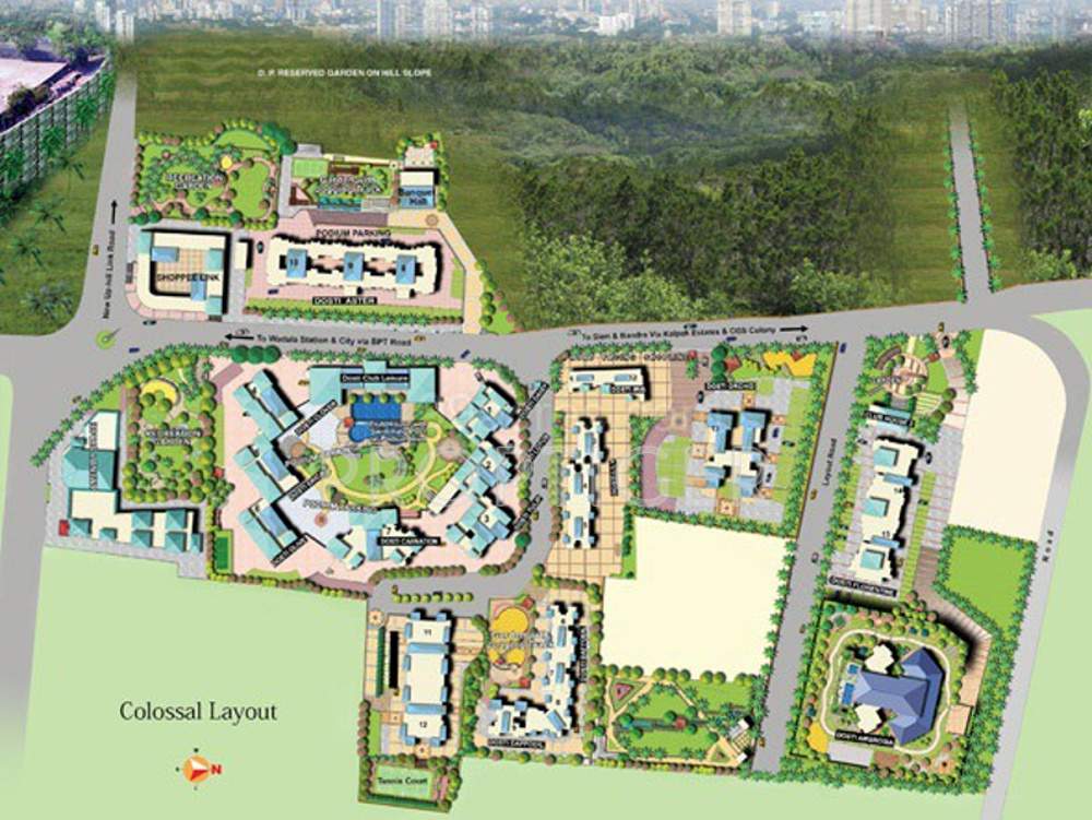 acres Images for Master Plan of Dosti Acres