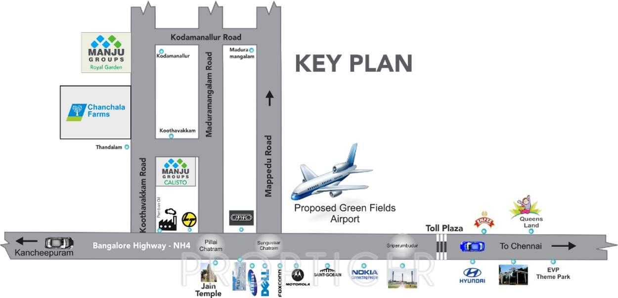 Images for Location Plan of Manju Chanchala Farms