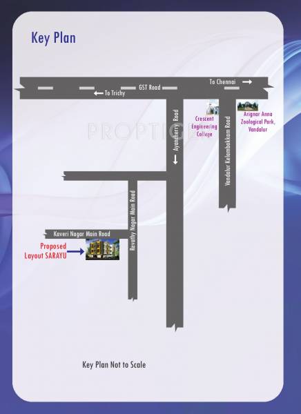 Images for Location Plan of Sapthagiri Sarayu Apartment